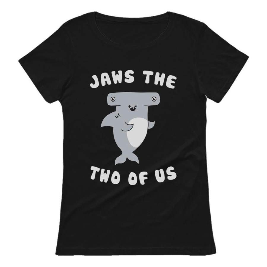 Jaws the Two of Us Cute Shark Valentine’s Day Couple BFF Set Women T-Shirt