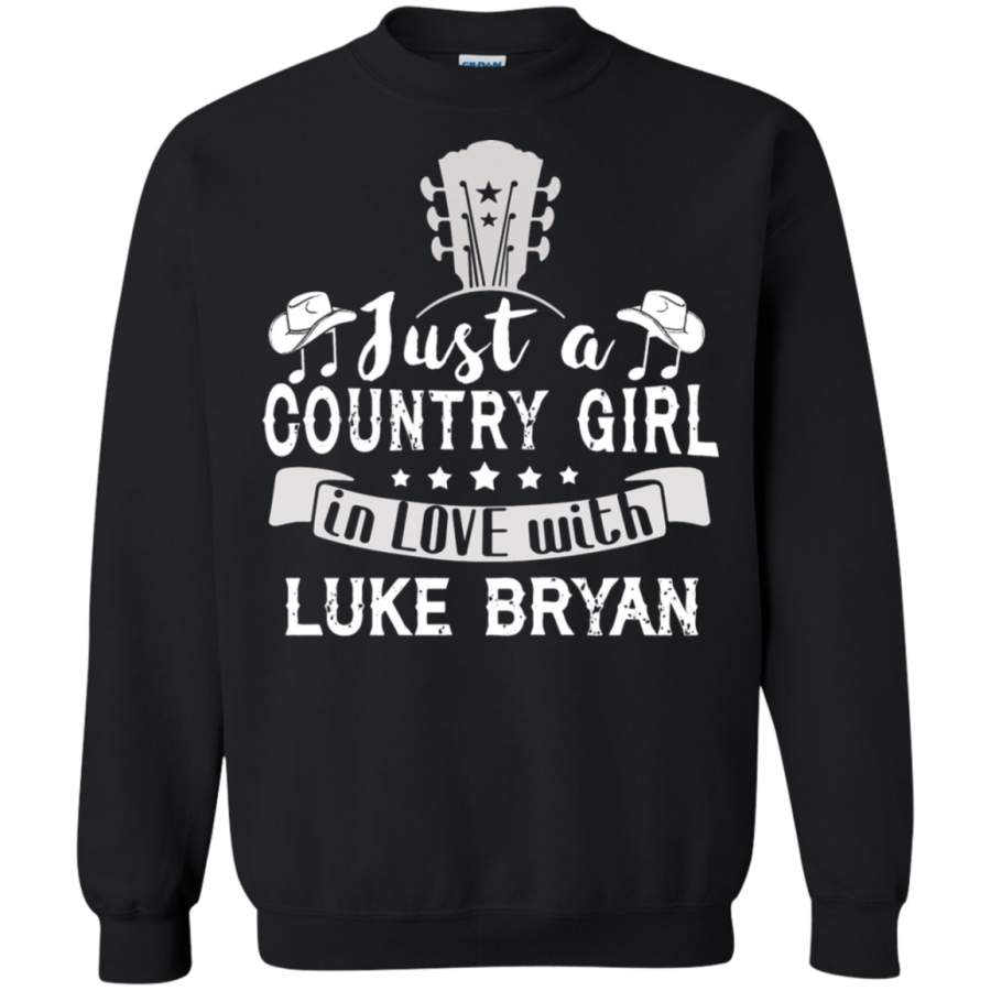 AGR Just A Country Girl In Love With Luke Bryan Sweatshirt