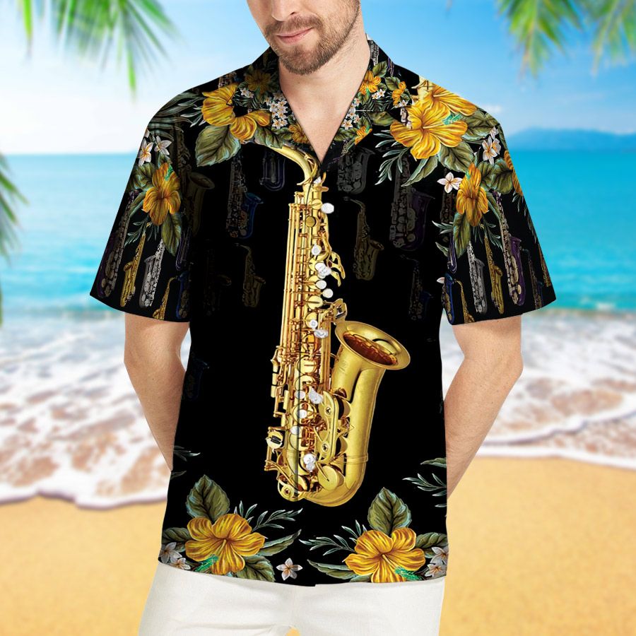 Saxophone Hawaiian Shirt Ha94312