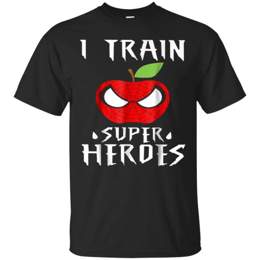 AGR I Train Super Heroes Tshirt Funny Family Super Hero Jaq T-shirt