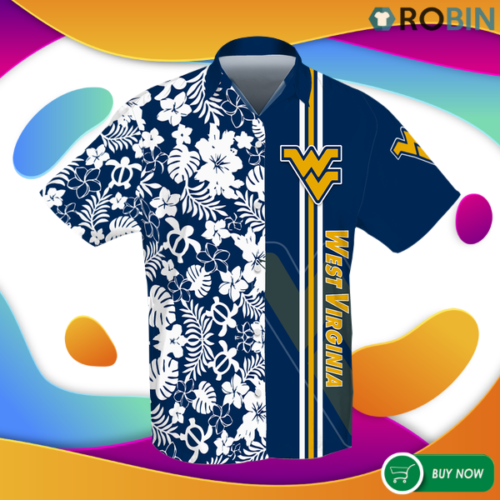 West Virginia Mountaineers 3D Hawaiian Shirt