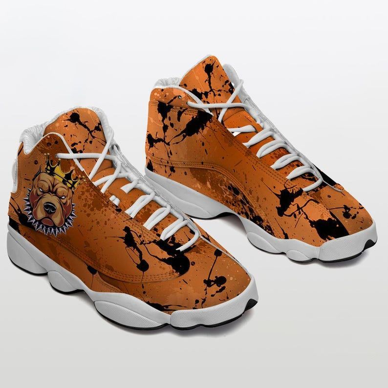 Pitbull Animal Dog JD13 Sneakers For Men and Women, Air JD13 Shoes, Printed Shoes, AJ Shoes, Birthday Unisex Gift Idea