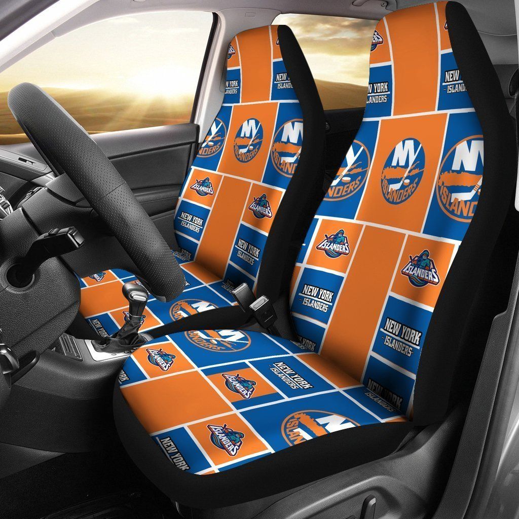 New York Islanders Car Seat Covers 2pcs v2