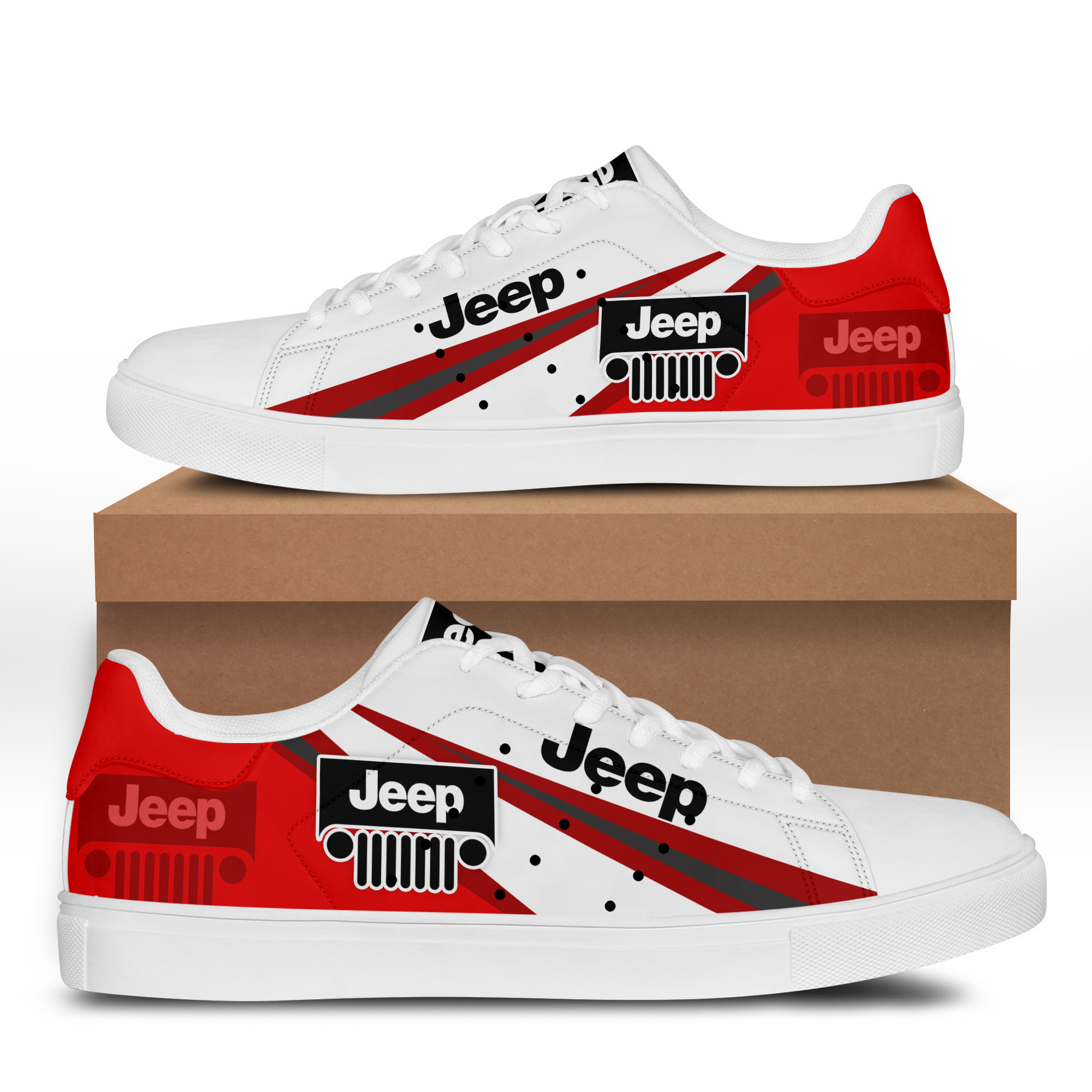 Jeep Sneaker Shoes Ver 4 (Red)