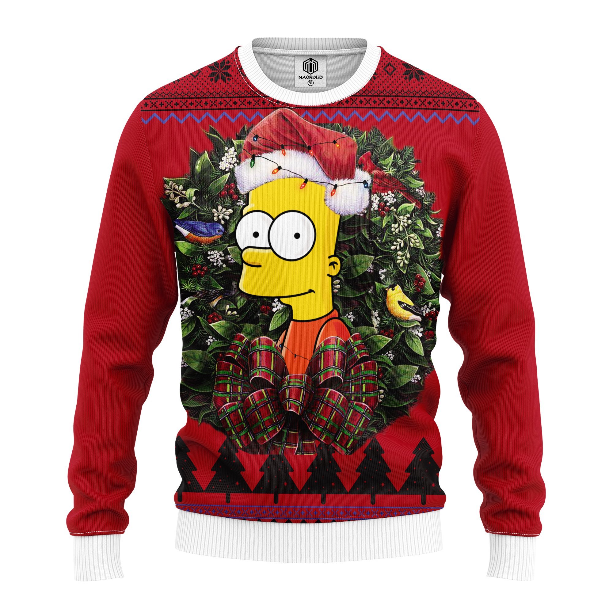 Bart Simpson The Simpson Noel Mc Ugly Christmas Sweater – thanksgiving gift