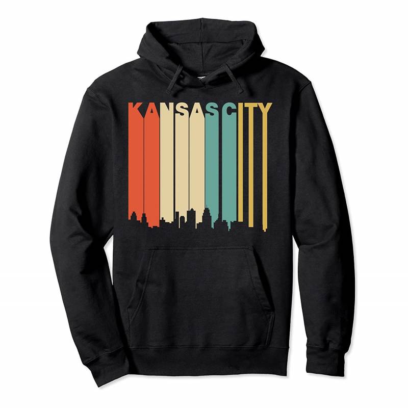 Retro 1970’s Style Kansas City Missouri Skyline Hoodie, T Shirt, Sweatshirt