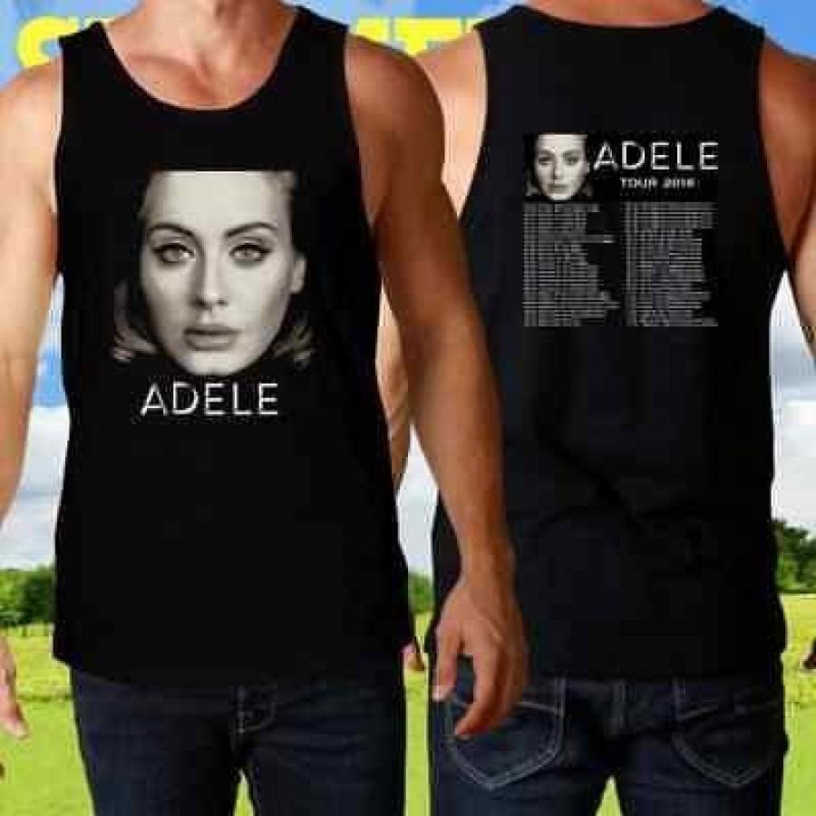 Adele Live concert tour Mens Tank Top Tee