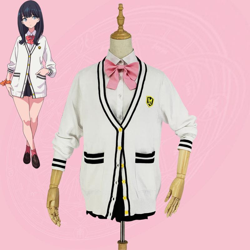 Anime SSSS.GRIDMAN Cosplay Costume Takarada Rikka Cosplay School Uniform Costume set Halloween Girl Women Outfit Plus Size S-3XL alx