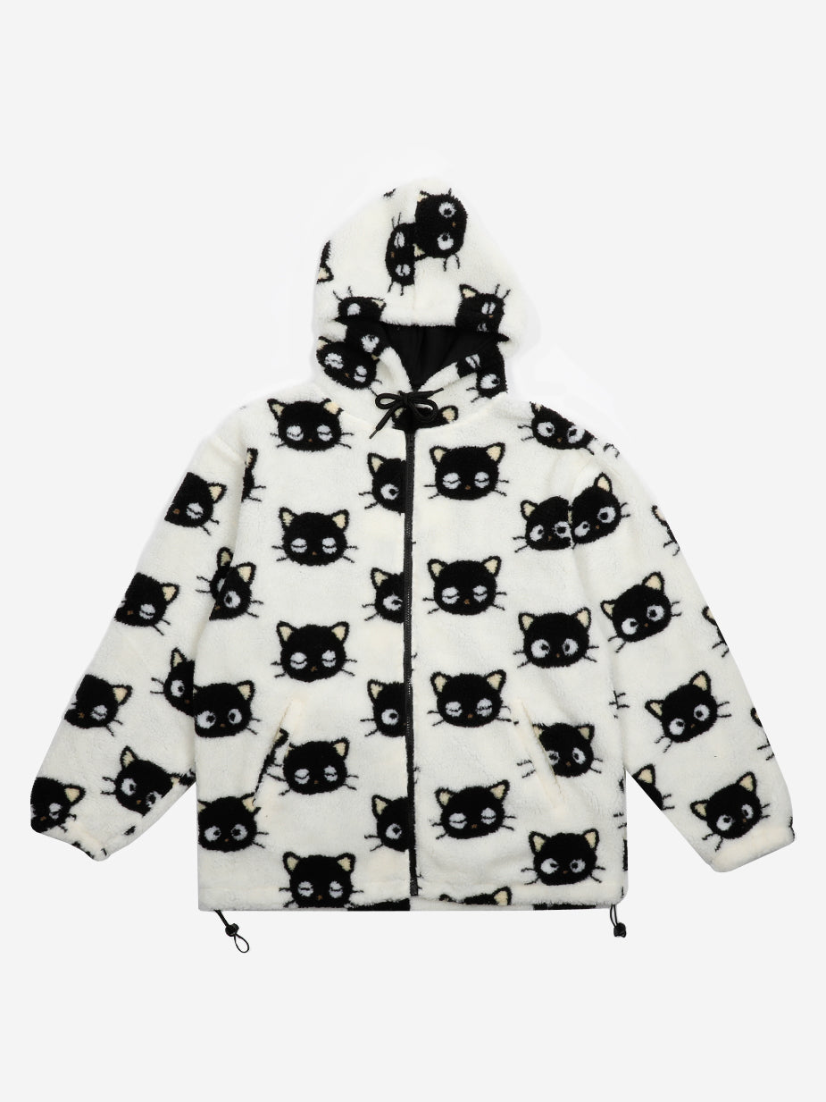 Chococat Sherpa Zip Hoodie