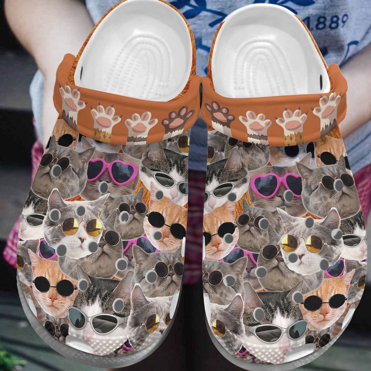 Cat Personalized Clog, Custom Name, Text, Color, Number Fashion Style For Women, Men, Kid, Print 3D Cool Cats