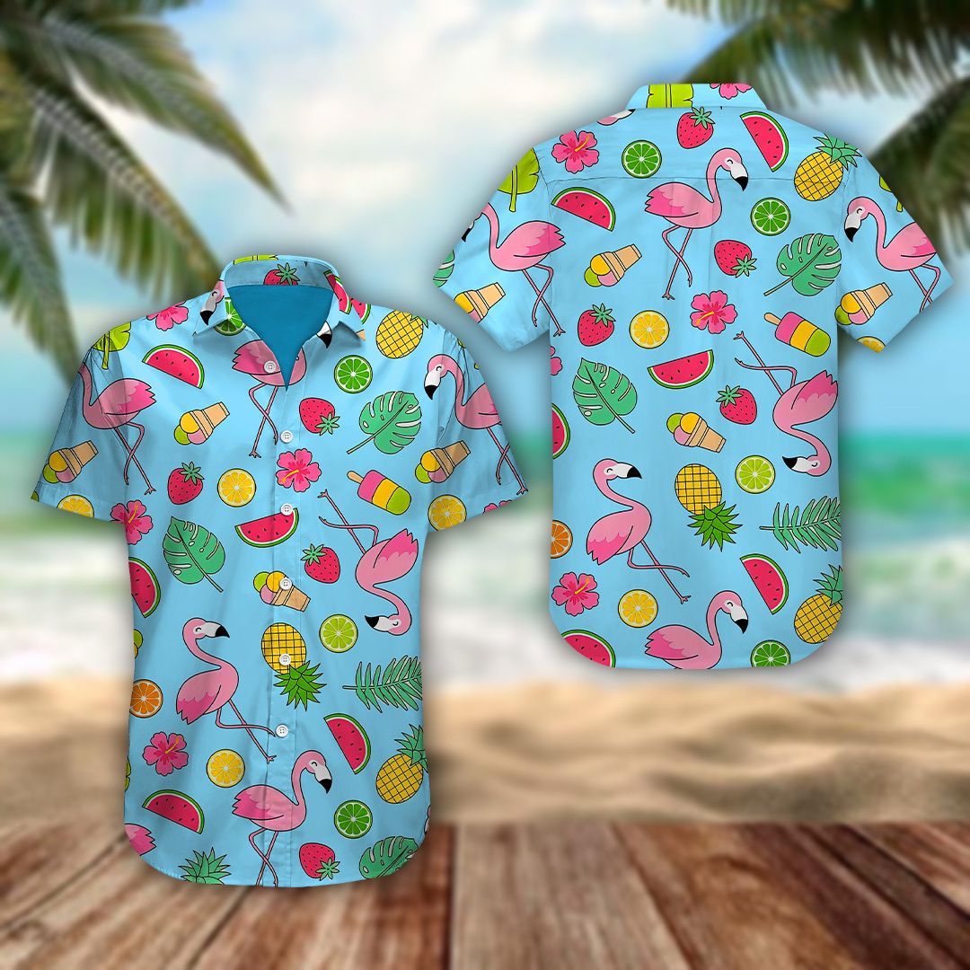 Flamingo Hawaii Shirt For Men Women Ha14497