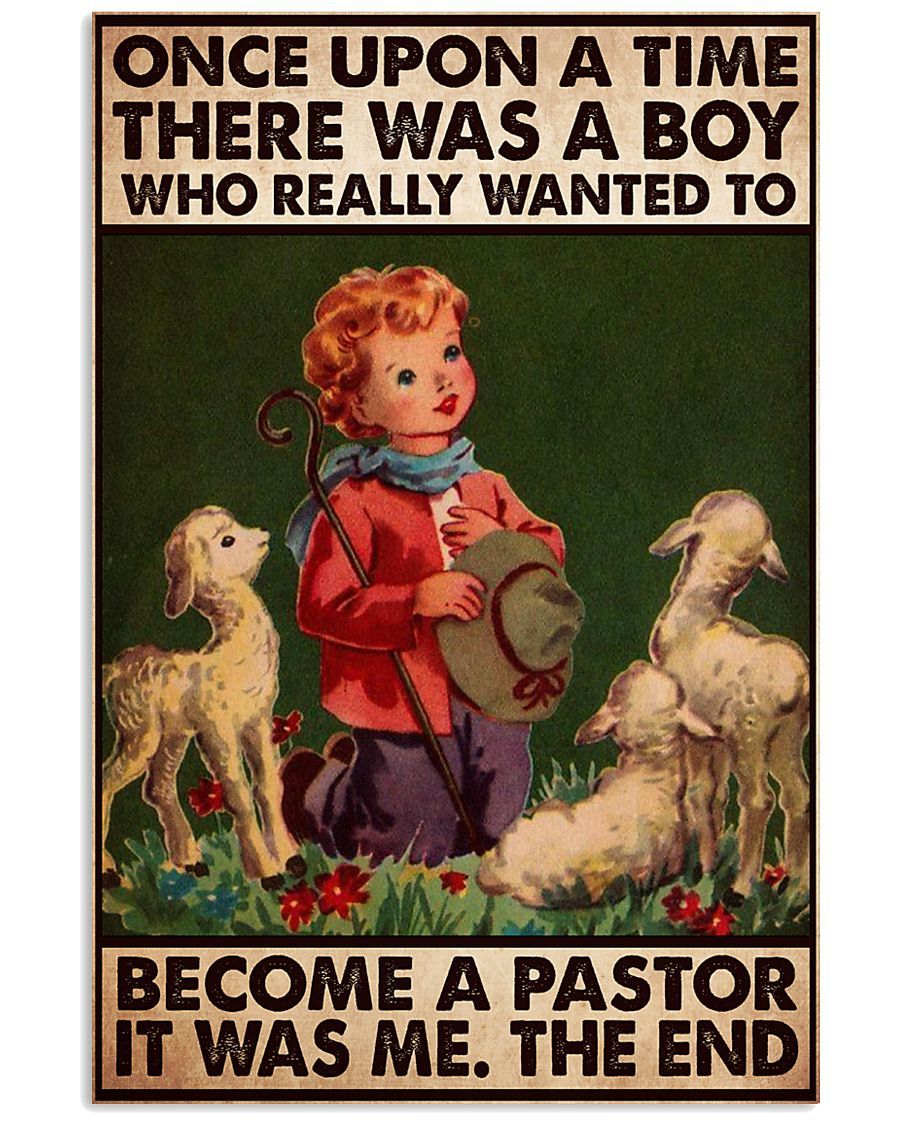 Once Upon A Time A Boy Wanted To Become A Pastor Easter Canvas And Poster | Wall Decor Visual Art