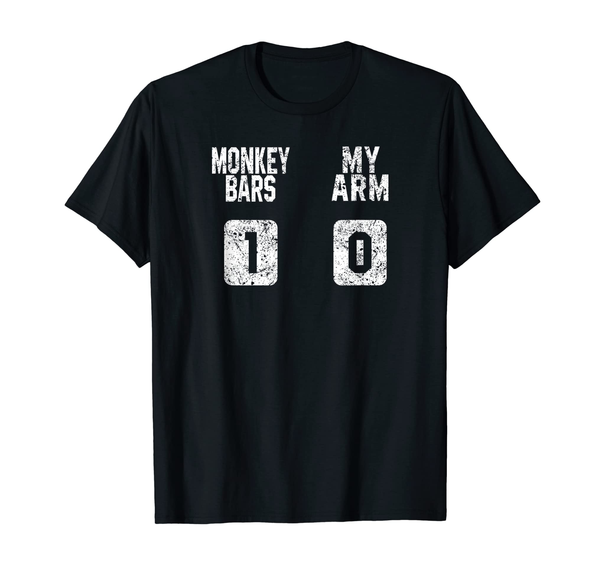 Funny Broken Arm Monkey Bars T Shirt Get Well Soon Gift