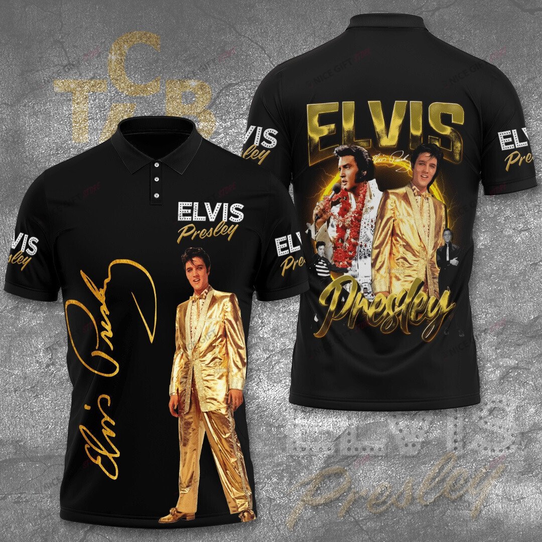 Elvis Presley Polo Shirt 3D 3Ps-T4H3