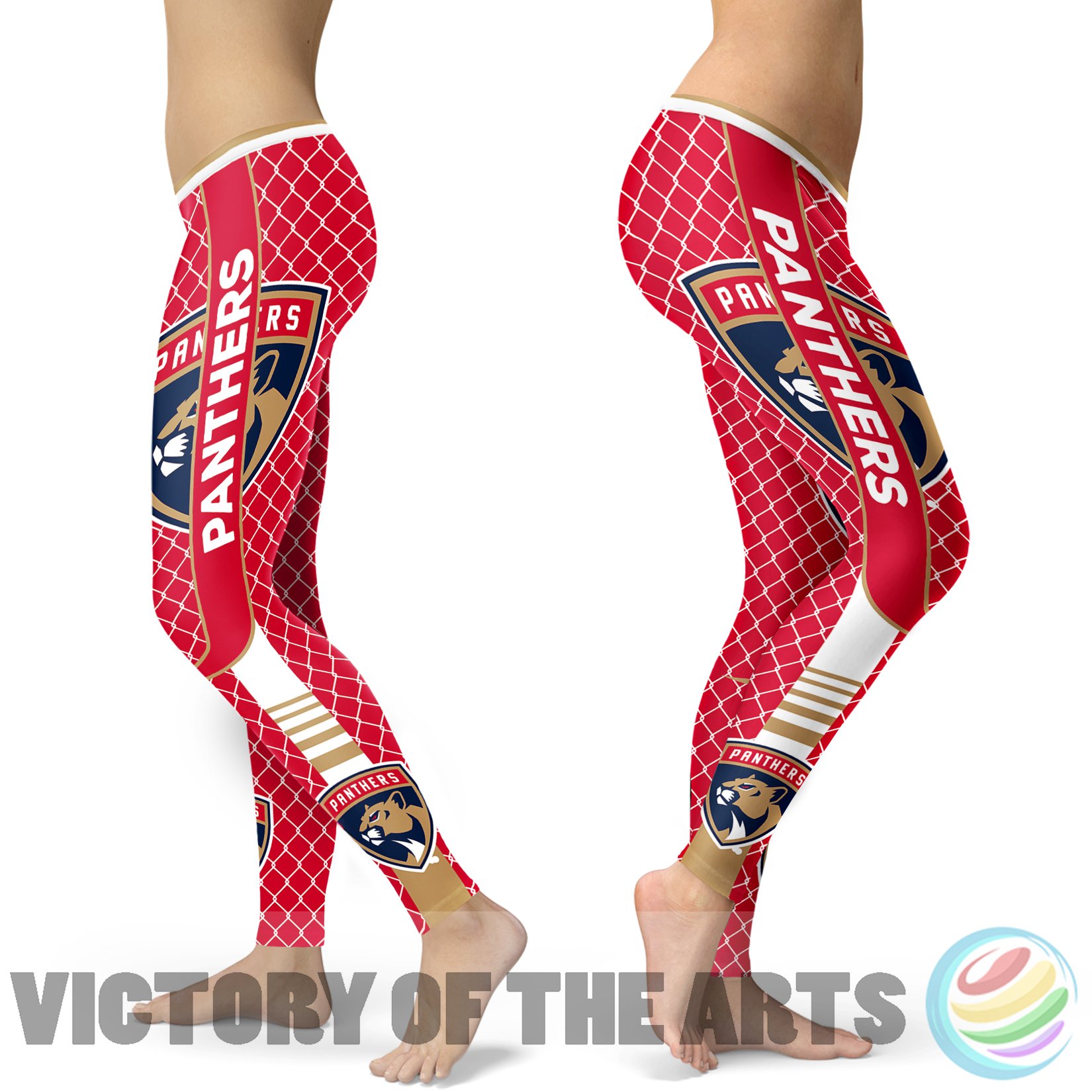 Amazing Line Circle Stylish Fashion Florida Panthers Leggings