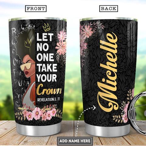 Black Queen Bible Kd4 Personalized Stainless Steel Tumbler, Personalized Tumblers, Tumbler Cups, Custom Tumblers