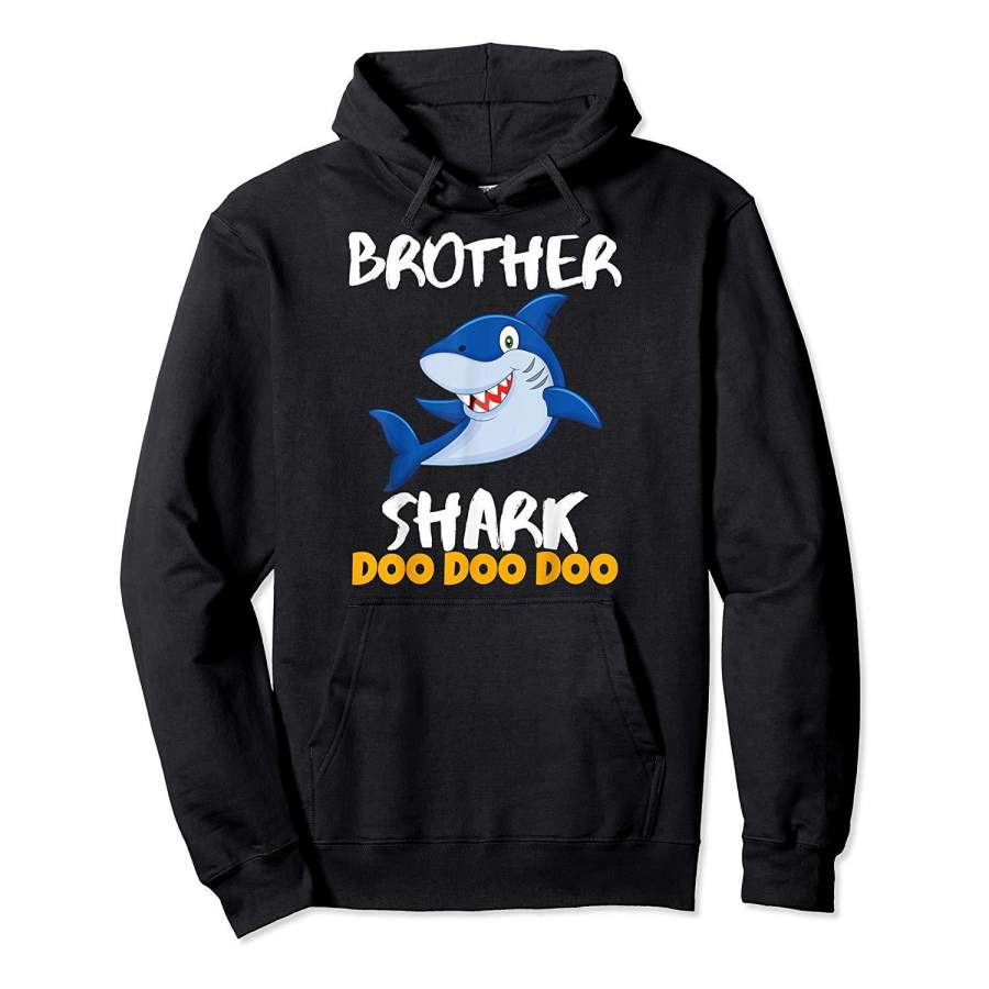 Brother Shark Doo Doo Shirt Bro Birthday Gift Exchange Idea Hoodie Premium Tee