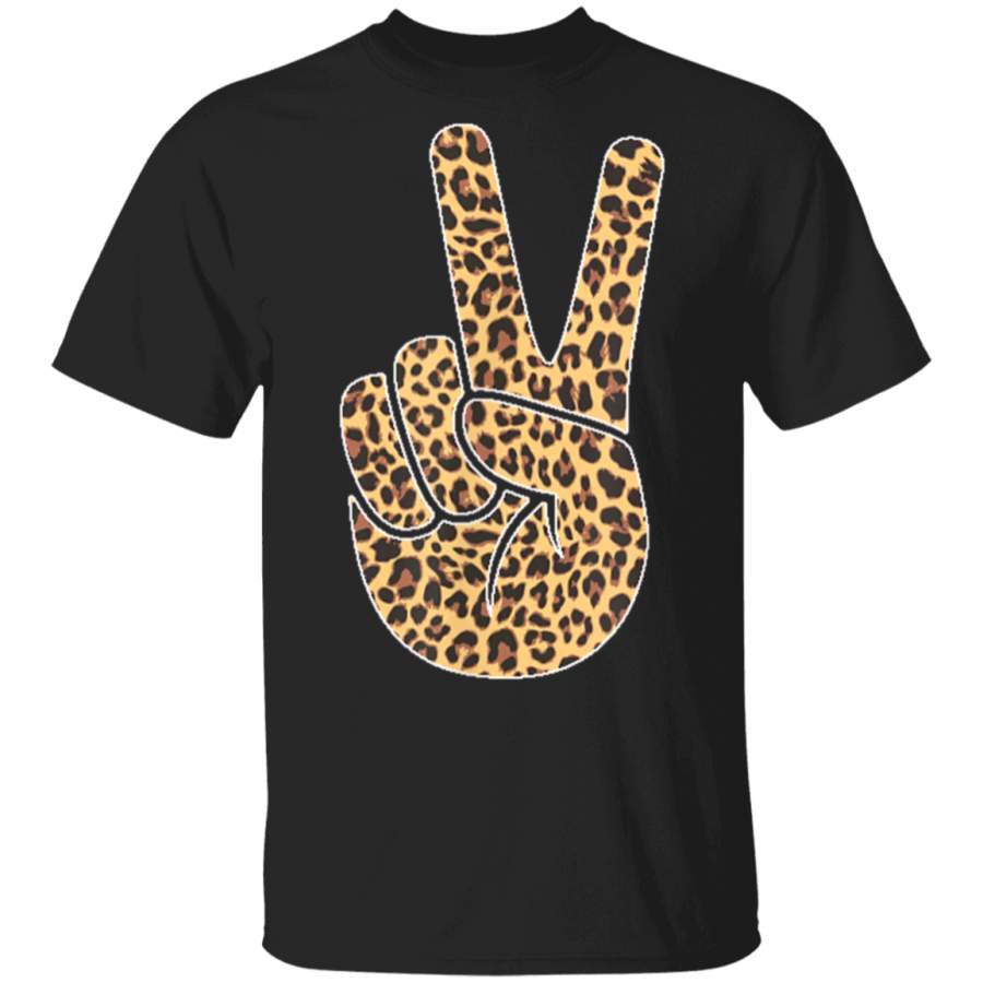 Kansas City Football Peace Sign Fan Tshirt