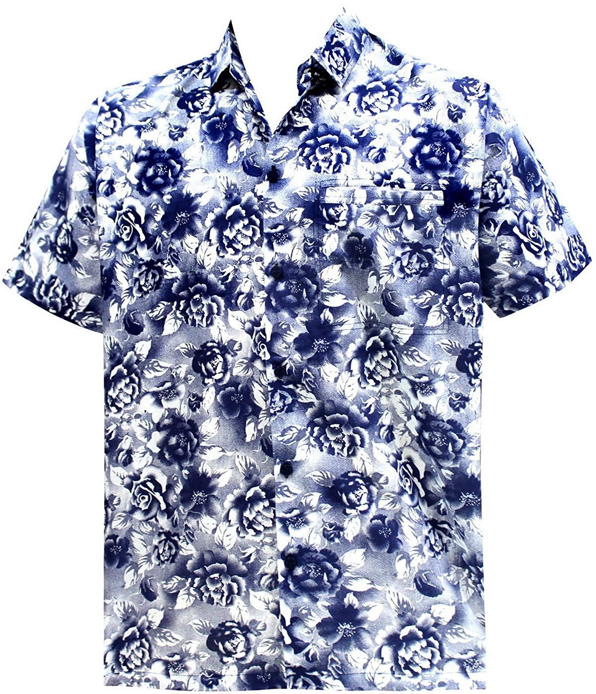 Floral Blue High Quality Hawaii Shirt Ha92745