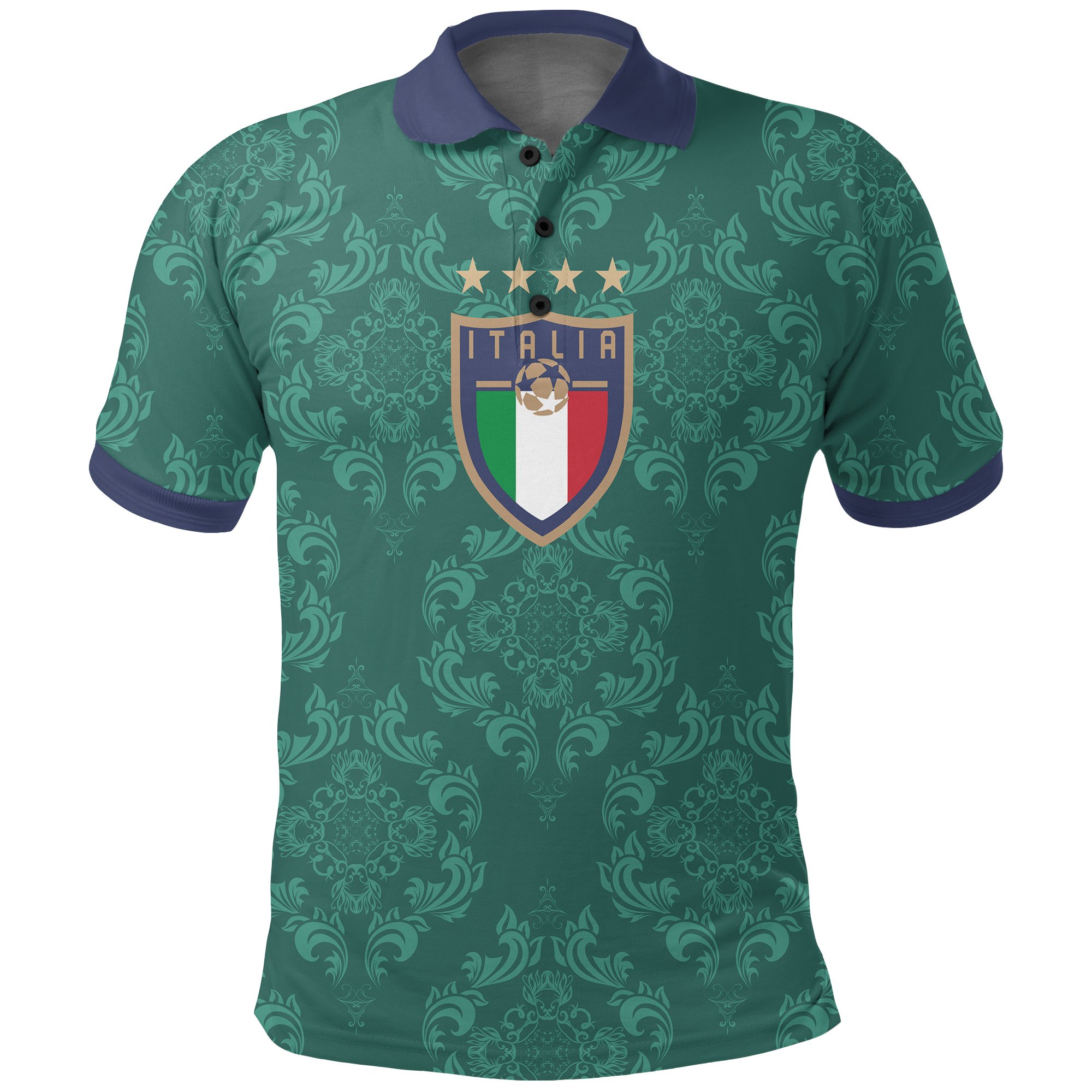 (Custom) Italia New Style Polo Shirt Euro Soccer A27