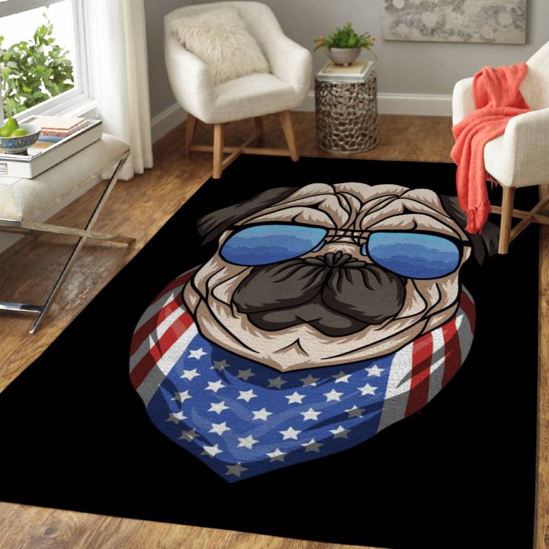 American Dog – Animals Area Rug Carpet