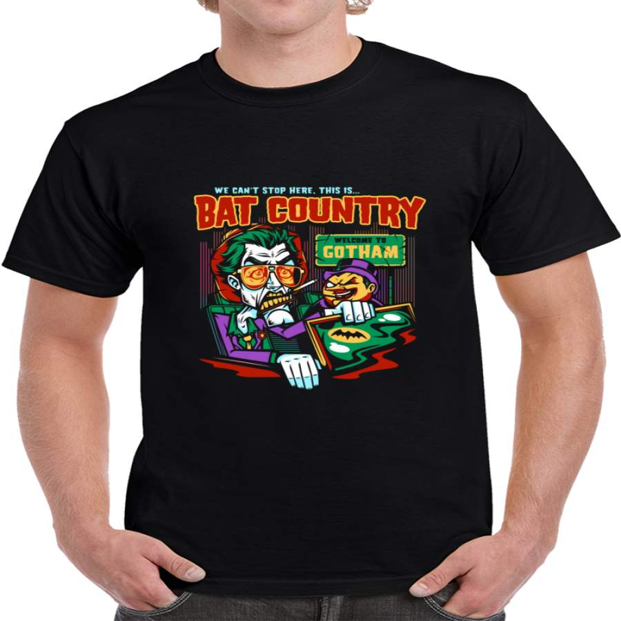 Bat Country (penguin Design) T Shirt