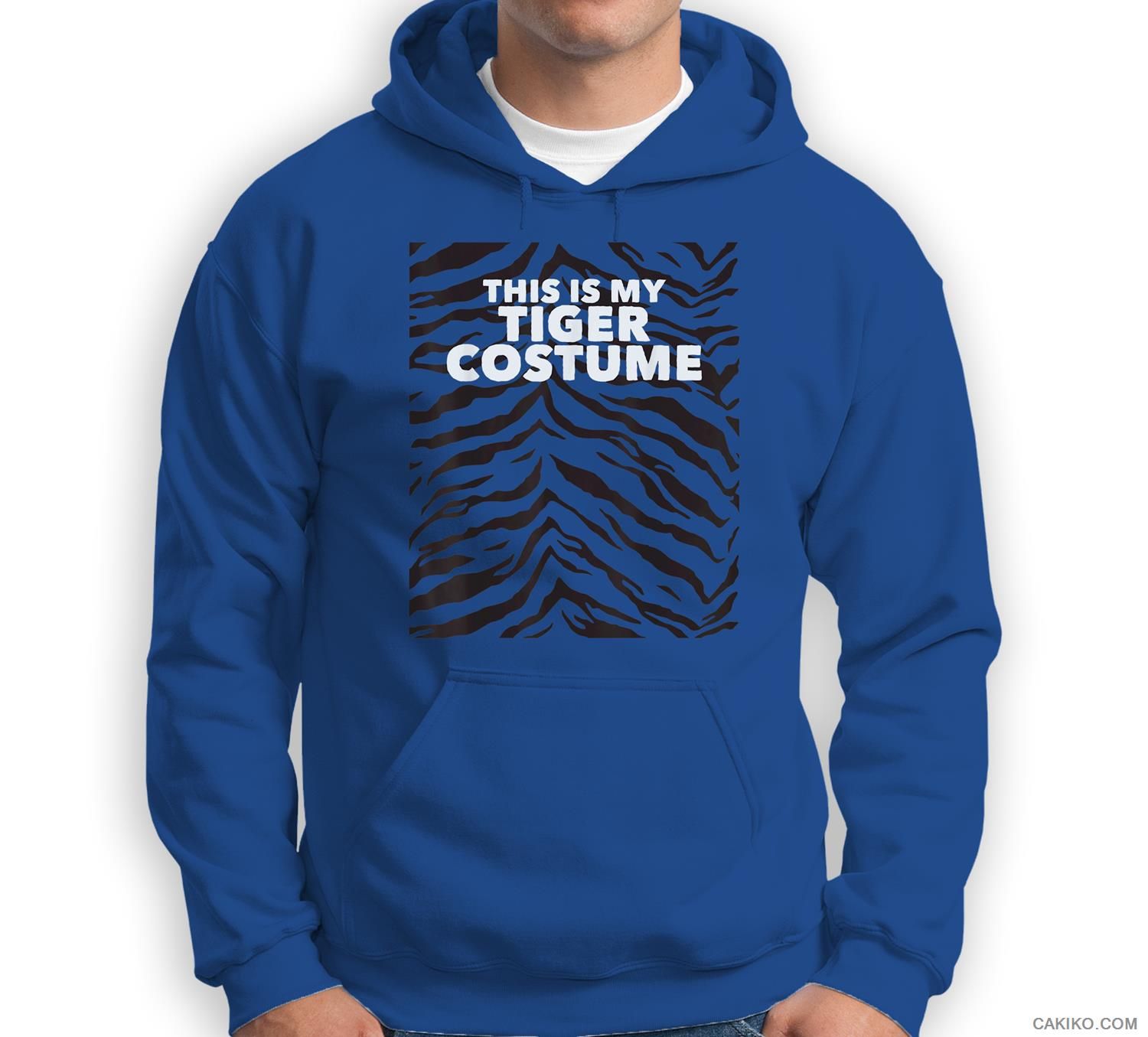 Tiger Simple Halloween This Is My Tiger Costume Animal Print Sweatshirt & Hoodie