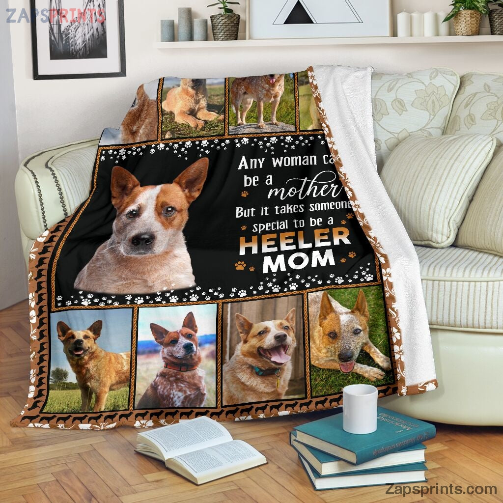 Red Heeler Australian Cattle Dog Mom Blanket – Cool Gift Ideas