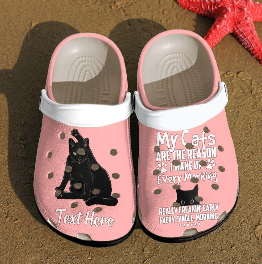 Cat Personalize Clog, Custom Name, Text, Fashion Style For Women, Men, Kid, Print 3D Personalized My Cat