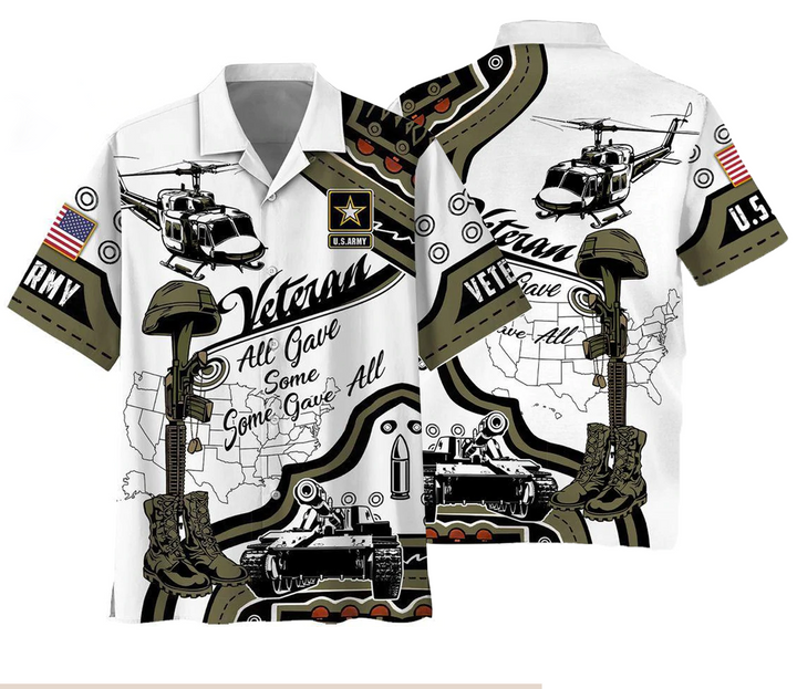 Veteran Us Army Some Gave All Hawaii Shirt Ha31224