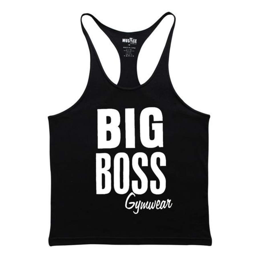 Male Tank Top Gym wear Men Summer bodybuilding stringer male clothing Fitness Singlet Sleeveless Undershirt Clothing