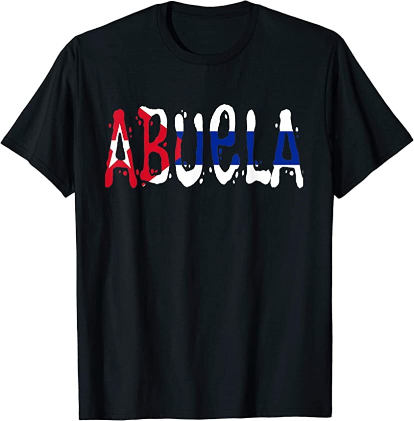 Abuela Vintage Cuban Flag Grandma Gifts Abuelita Cuba T-Shirt