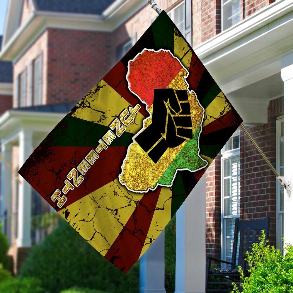 Proud Juneteenth African Freedom National Broken Wall Pattern Flag, Garden Flag House Flag, Yard Flag, Outdoor Flag Decor