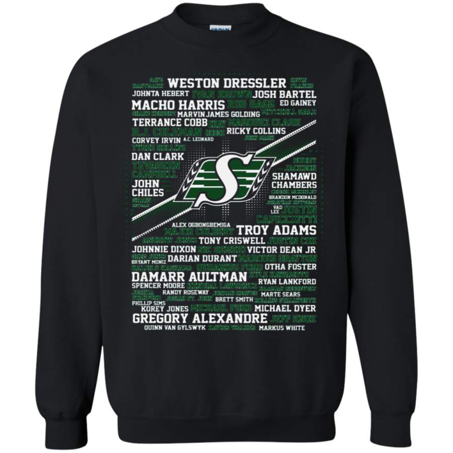 AGR CFL Football All Players Team Saskatchewan Roughriders Sweatshirt