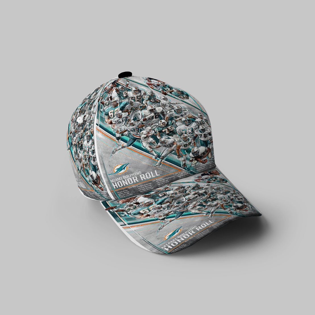 Miami Dolphins Players9 3D Printing Baseball Cap Classic Hat