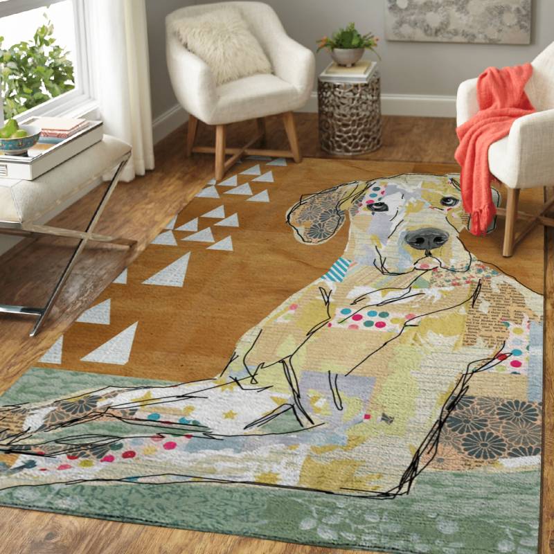 Great Dane Collage – Animals Area Rug Carpet