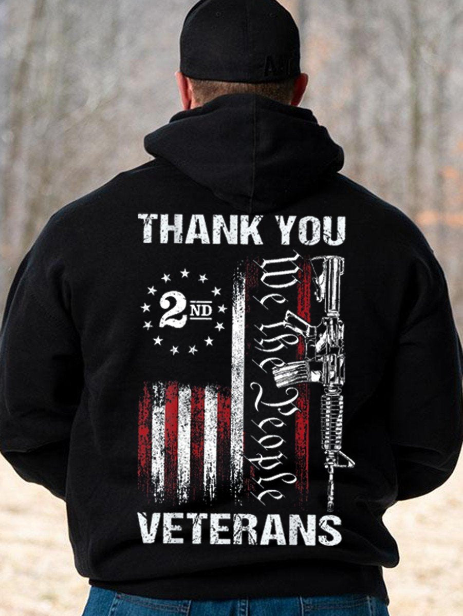 Men’S Thank You Veterans We The People Hoodies
