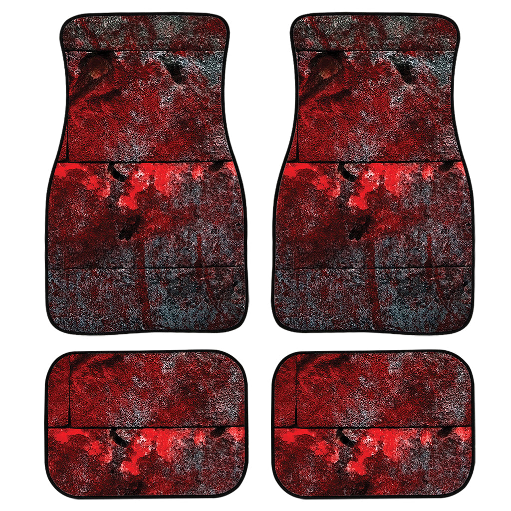 Bloody Room Print Front And Back Car Floor Mats, Front Car Mat