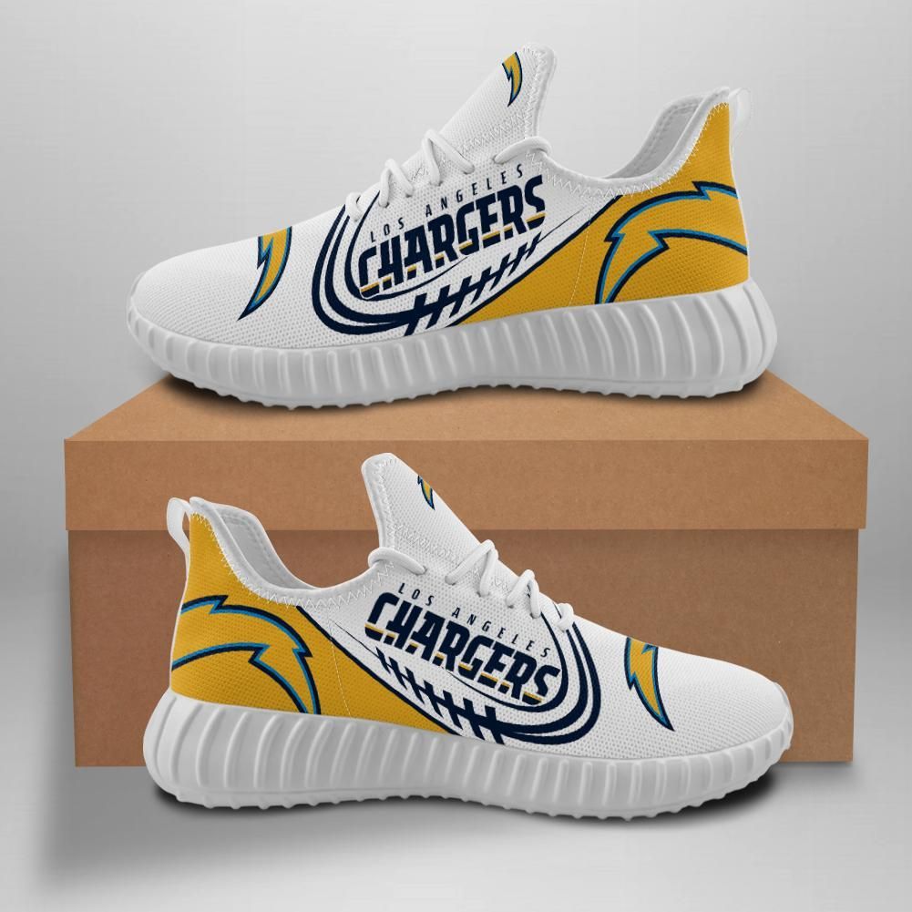 Los Angeles Chargers Custom Shoes Sport Sneakers Los Angeles Chargers Yeezy Boost - Yeezy Shoes