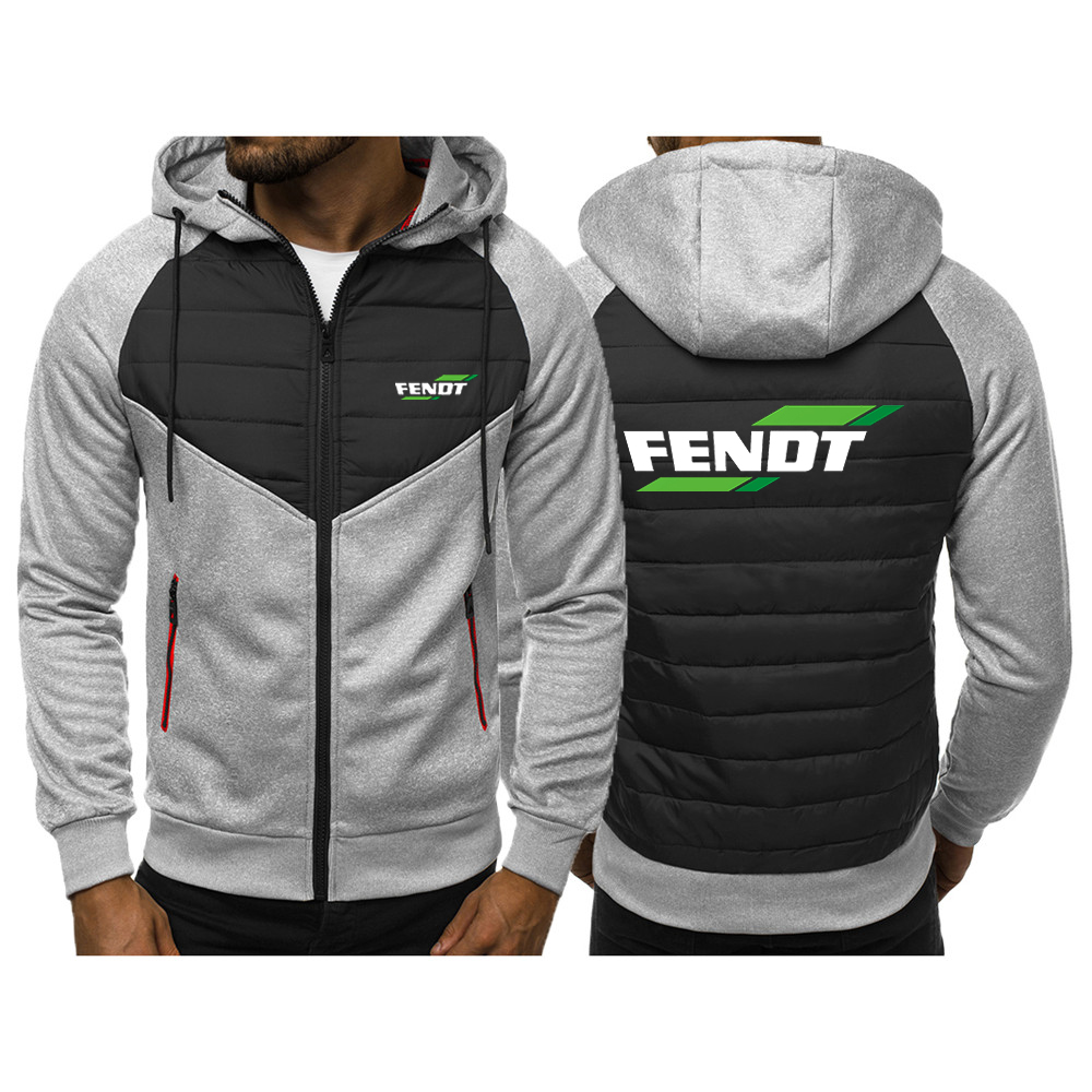 2022Farming Tractor New Spring Autumn Men’s Hoodie Fashion Athletic Casual Fendt Print Cardigan Zipper Sweatshirts Hooded Jacket alx