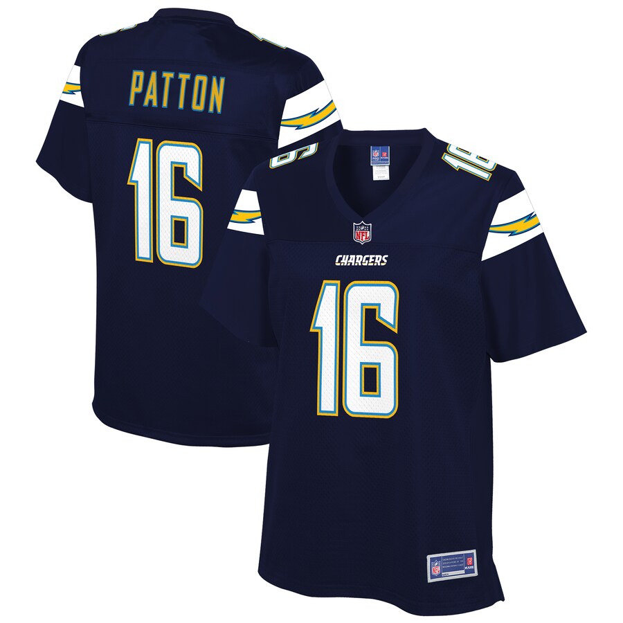 Andre Patton Los Angeles Chargers NFL Pro Line Womens Team Player Jersey – Navy