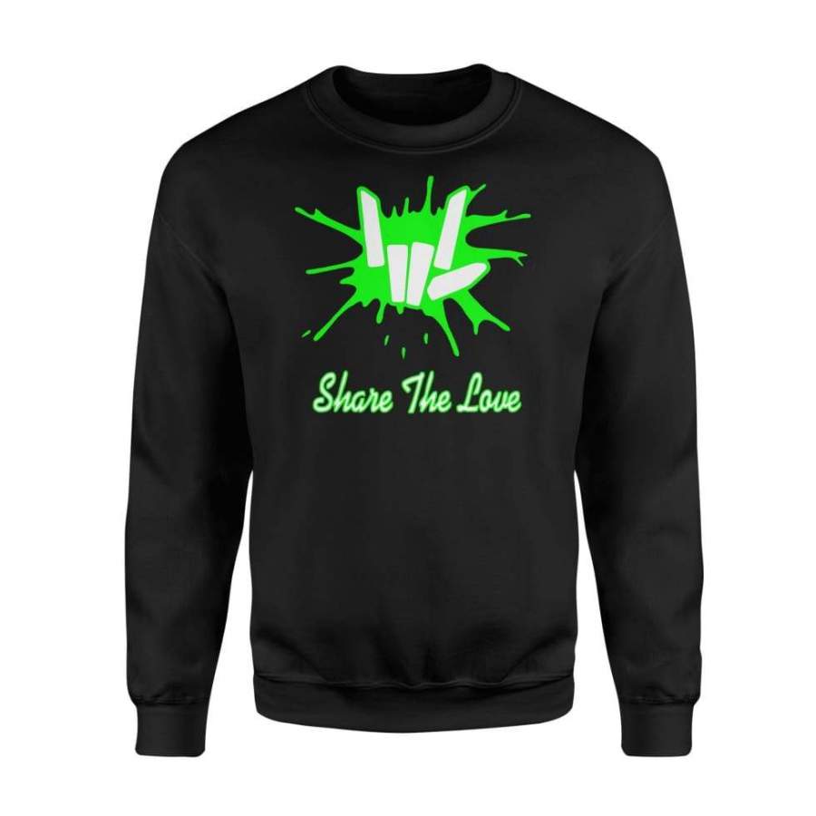 Share love cute shirts for Kids and Youth – Standard Fleece Sweatshirt