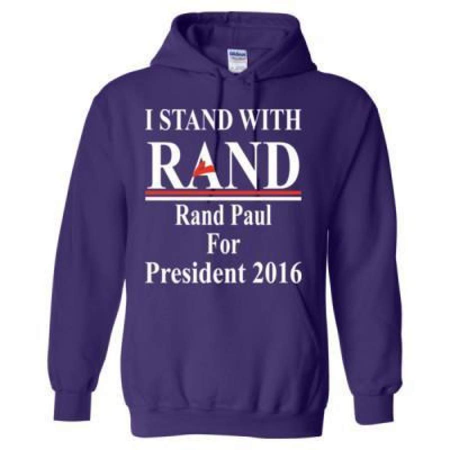 AGR I Stand With Rand Rand Paul For President 2016 – Heavy Blend™ Hooded Sweatshirt