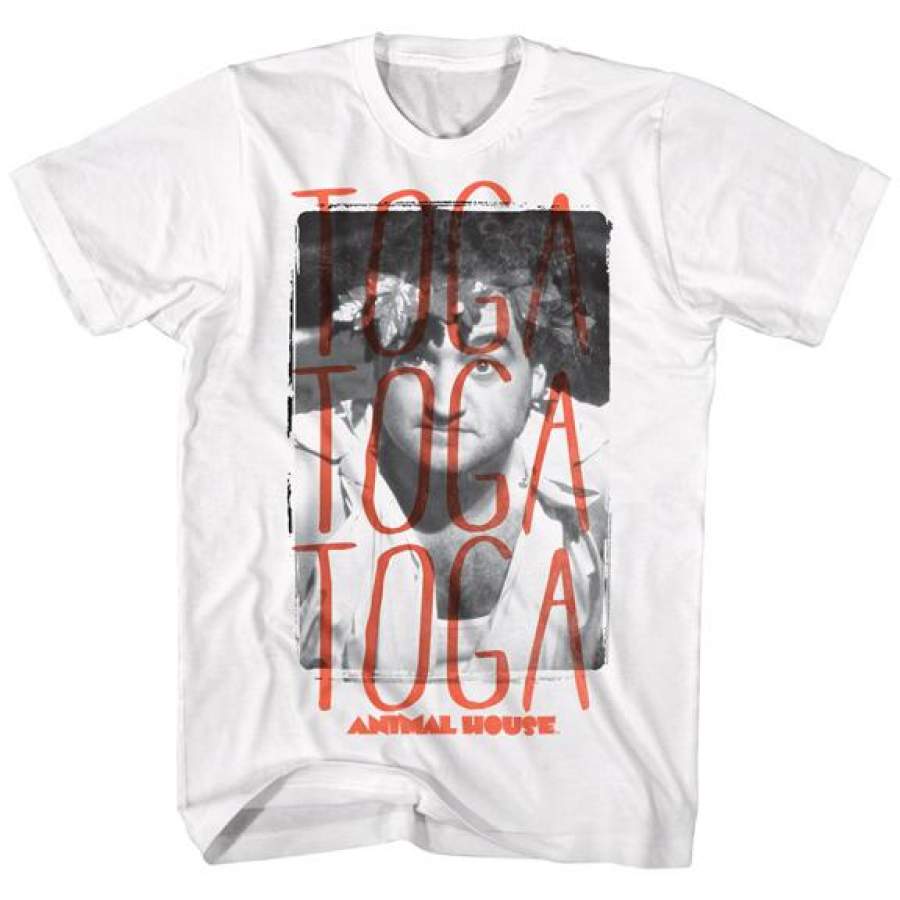 ANIMAL HOUSE-TOGATOGATOGA-WHITE ADULT S/S T-SHIRT