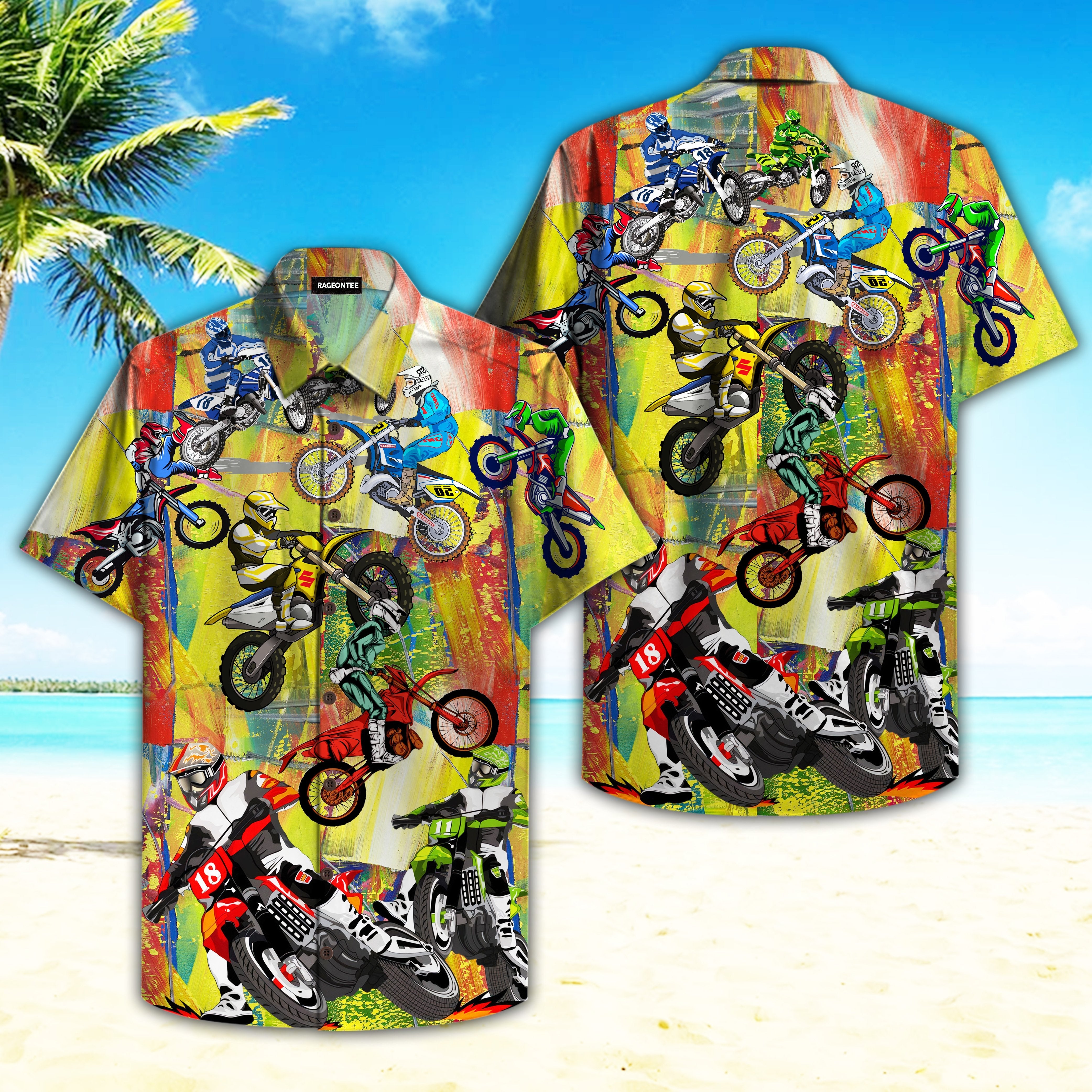 Racing Motocross Lover Hawaii Shirt For Men Women Adult Ha42010