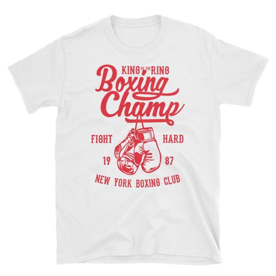 Boxing Champ New York Boxing Club Vintage Poster T-Shirt