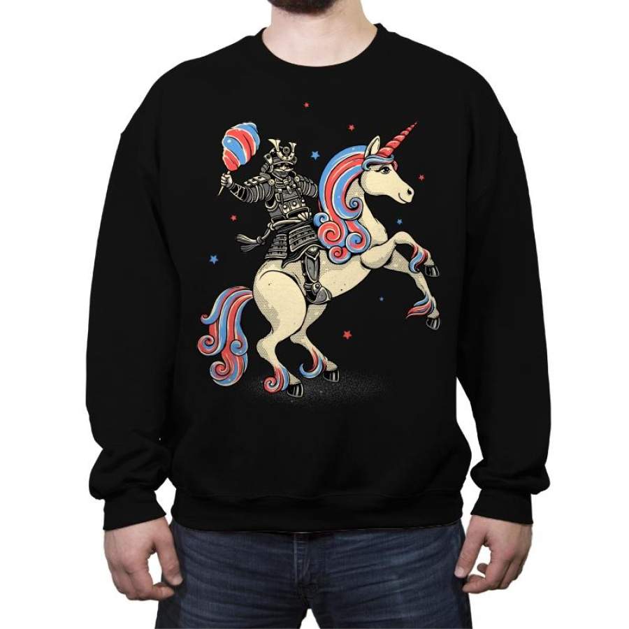 Cotton Candy Warrior – Crew Neck Sweatshirt