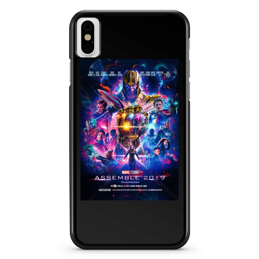 Avenger Endgame Movie Poster Thanos 2 iPhone X / XS / XR / XS Max Case