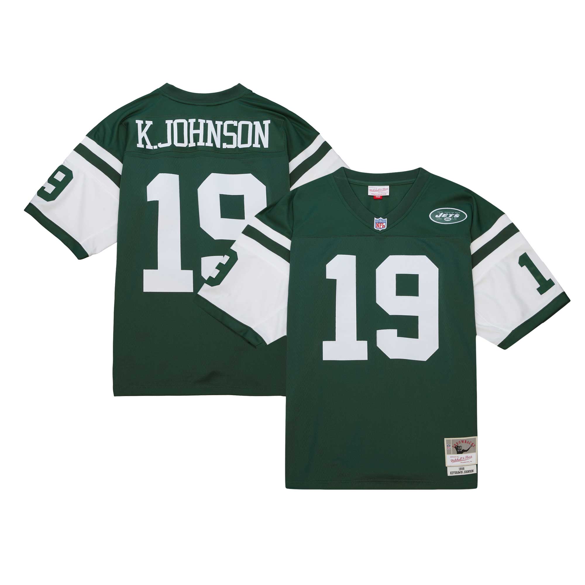 Keyshawn Johnson New York Jets Mitchell & Ness Legacy Replica Jersey – Green