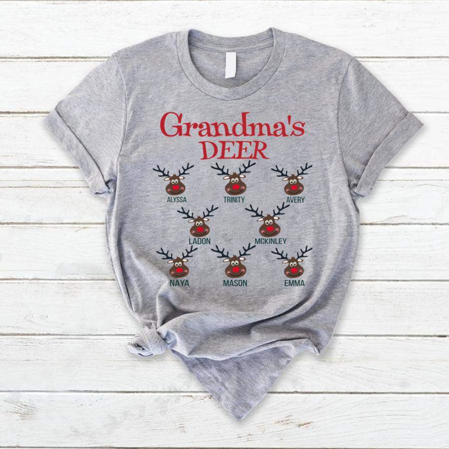 PERSONALIZED GRANDMA’S DEER CHRISTMAS SHIRT